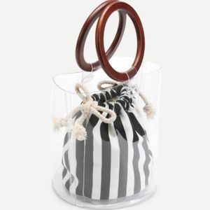 NEW! Clear Bucketbag Purse